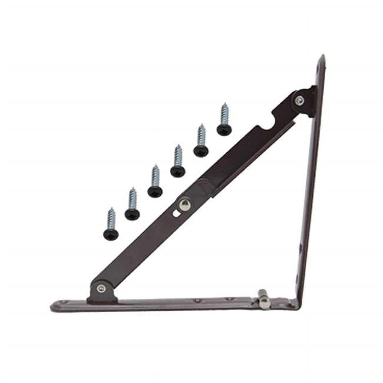 AP Products 1026.1024 8 x 8 in. Folding Shelf Bracket - Brown