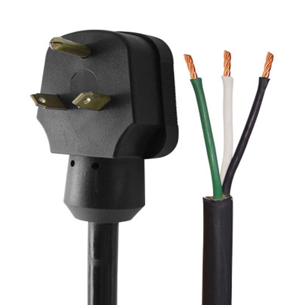 AP PRODUCTS Power Supply Cord with 30 Amp Male Plug End Power Supply Cord