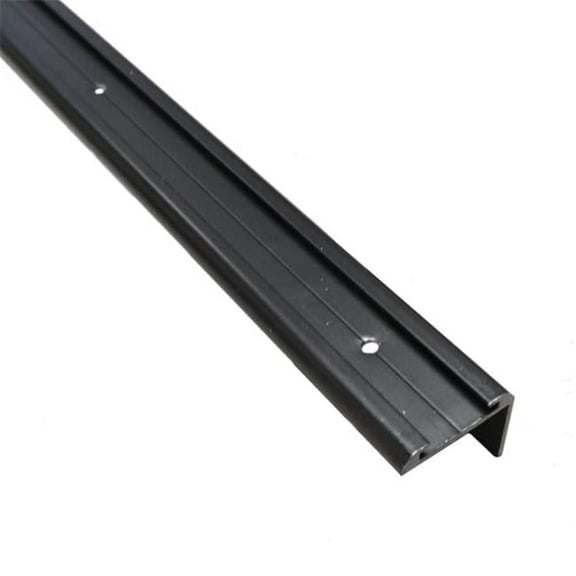 AP Products 8 ft. Long Leg Insert Corner Molding, Black