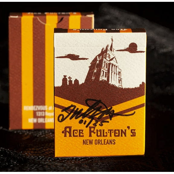 AP Signed Ace Fulton's New Orleans Playing Cards