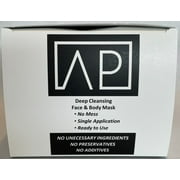 AP Single Application Ready to Use Premium Calcium Bentonite Clay Face Mask - Box of 10