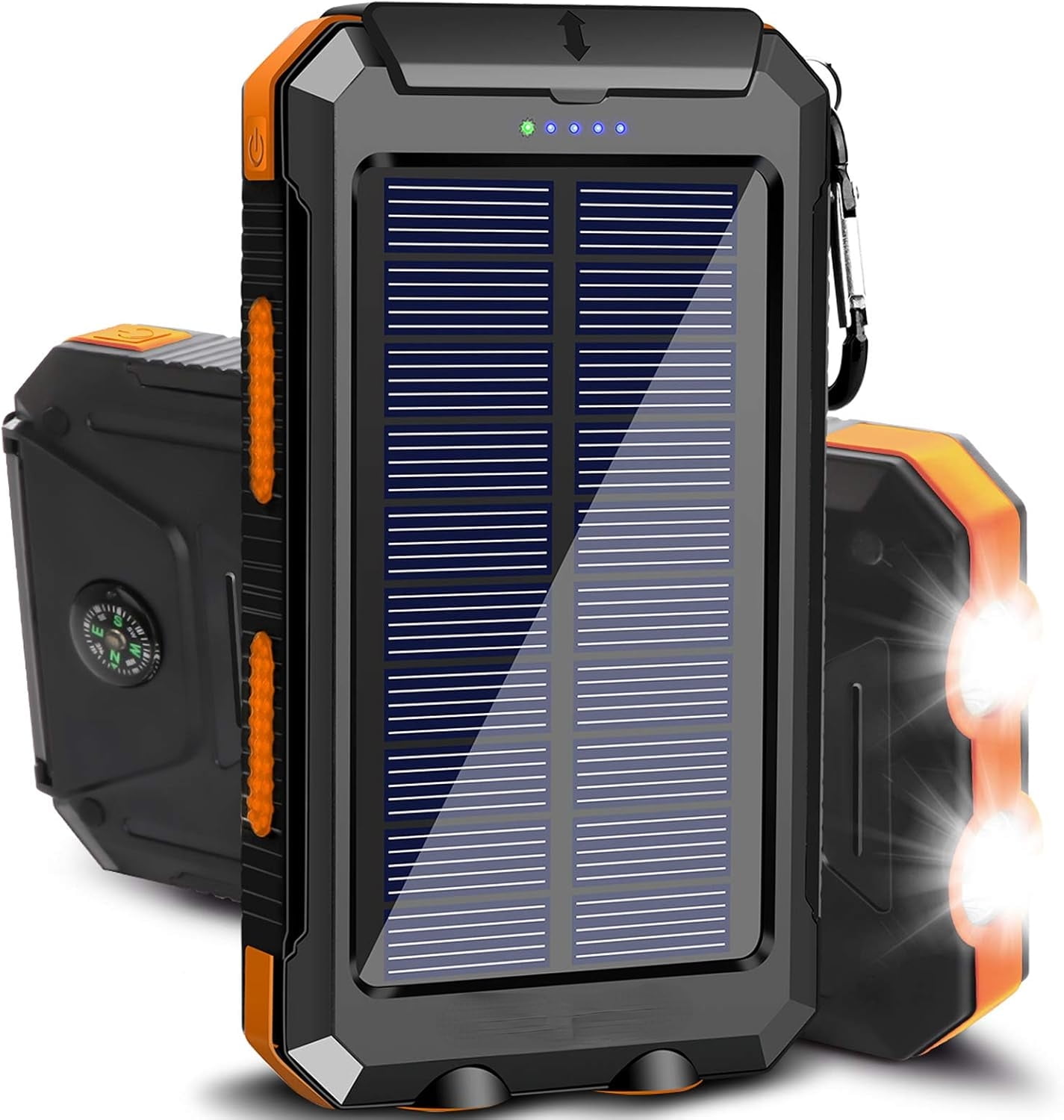 AP Solar Charger Power Bank, 20000mAh Portable Outdoor Waterproof Solar ...