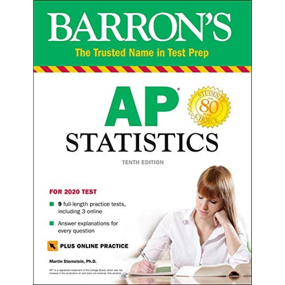 Pre-Owned AP Statistics with Online Tests (Paperback) 1438011695 9781438011691