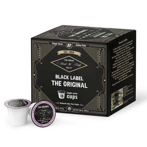 AP The Original Single Serve Coffee Pods, 18 Count, Medium Roast, Classic 100% Arabica, K-Cup Compatible for Keurig Brewers