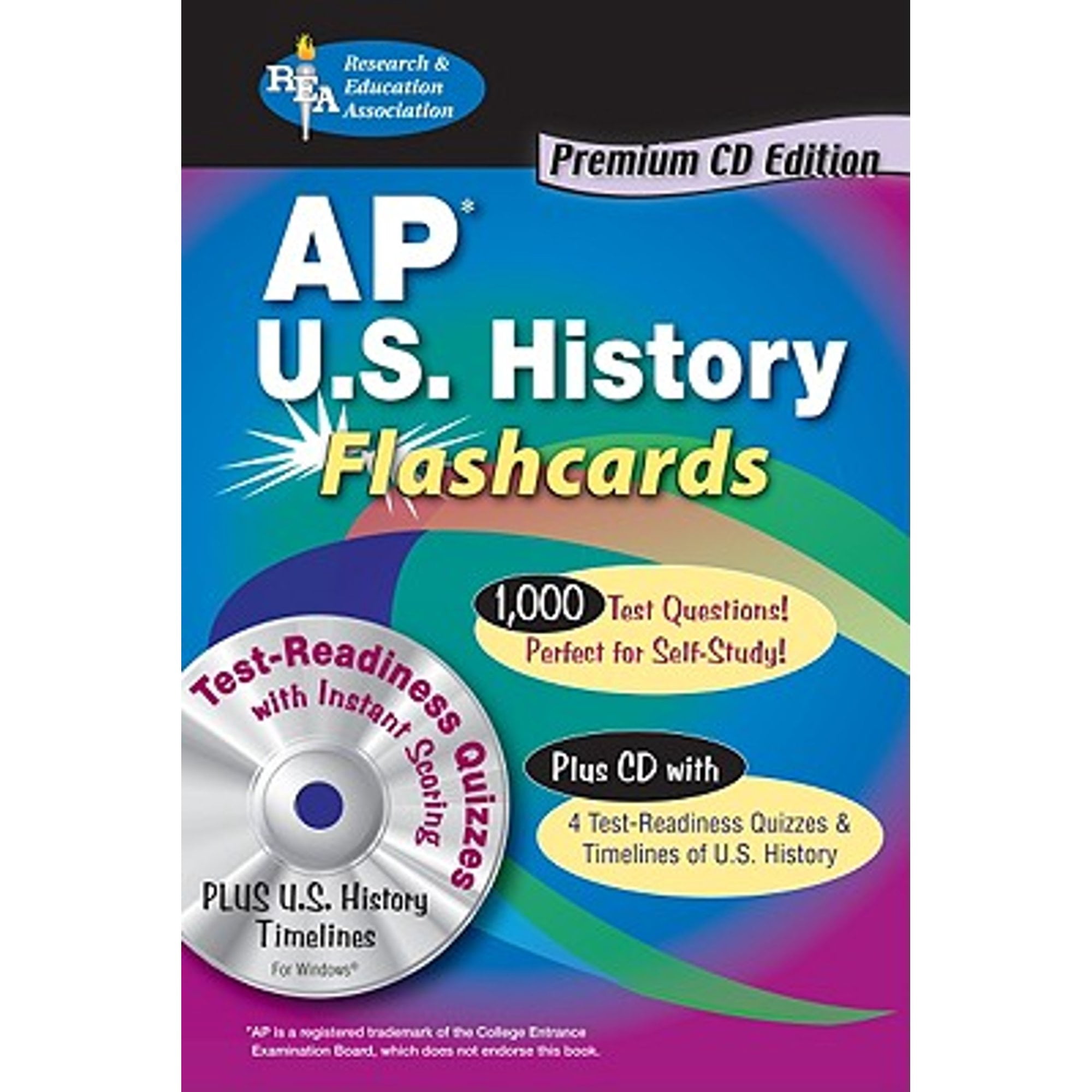 Pre-Owned AP® U.S. History Premium Edition Flashcard Book w/ CD ...