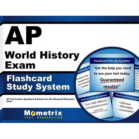 AP World History Exam Flashcard Study System: AP Test Practice Questions and Review for the Advanced Placement Exam