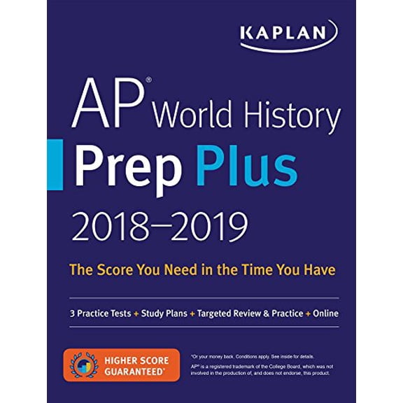 Pre-Owned AP World History Prep Plus 2018-2019 : 3 Practice Tests + Study Plans + Targeted Review and Practice + Online 9781506203379