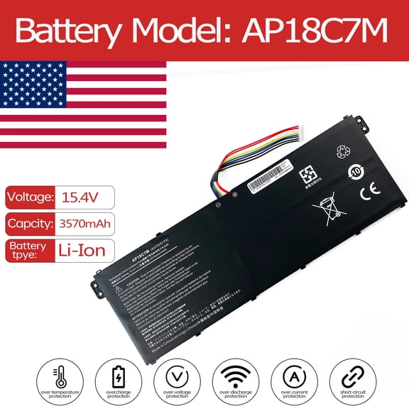 AP18C7M Battery for Acer Swift 3 SF313-53-79HQ 3 SF313-52-79NK 3 SF313-53-525J 3 SF316-51-5138 3 SF313-52-788L 3 SF313-52-78W6 3 SF316-51-53EF 3 SF313-52-765F 3 SF313-52-76NZ 3 SF316-51-54R8