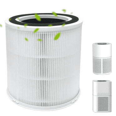 AP302 Replacement Filter Compatible with Airfire/GCZ AP302 & AP304 Air Purifiers, H13 HEPA 4-Stage Filtration System (White, 1 Pack)