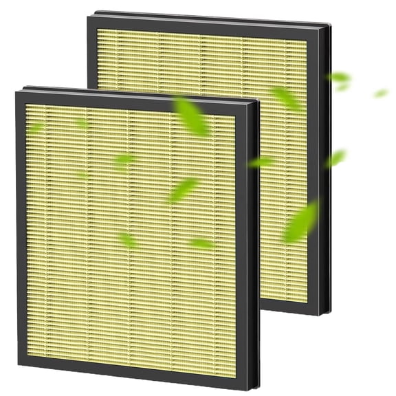 AP304 Replacement Filter Compatible with AIRFIRE AP304/AP404 and JOWSET AP303/AP304 Air Purifiers, High Efficiency Odors & Dust Removal (2 Pack, Yellow)