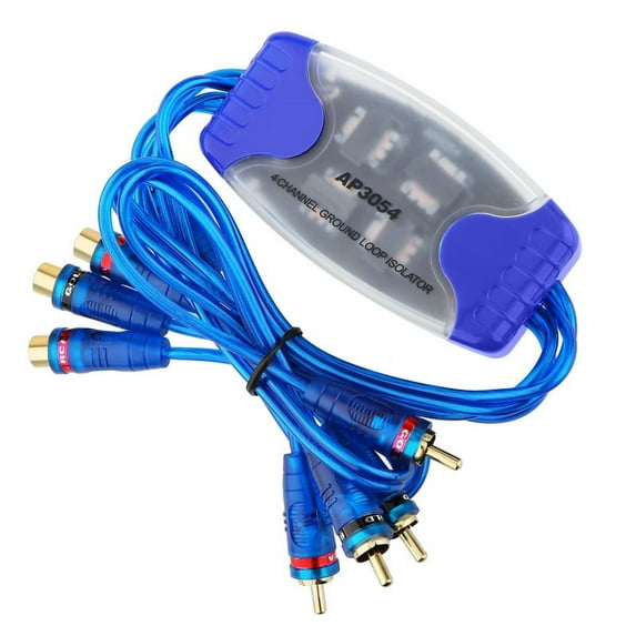 AP3054 Four Channels Ground Loop Isolator Audio Curciut Remove Noise Filter 4 RCA