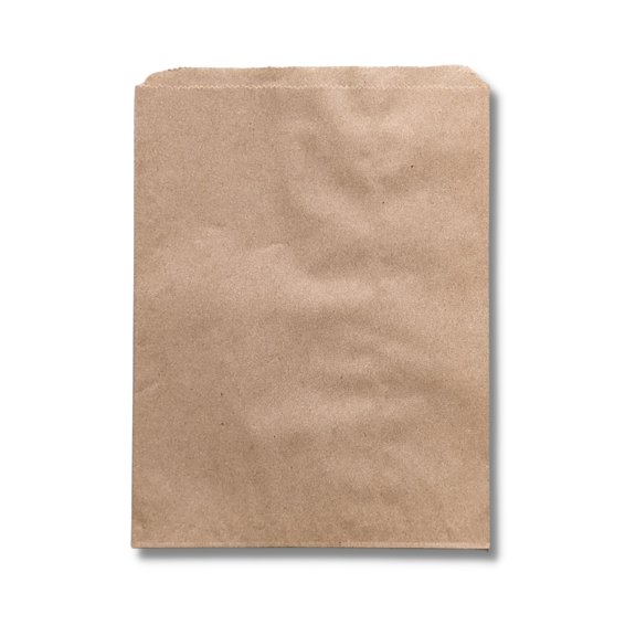 AP4I Flat Merchandise Paper Bags, Natural Kraft Paper Bags, 8.5"x 11" (1000 Count)