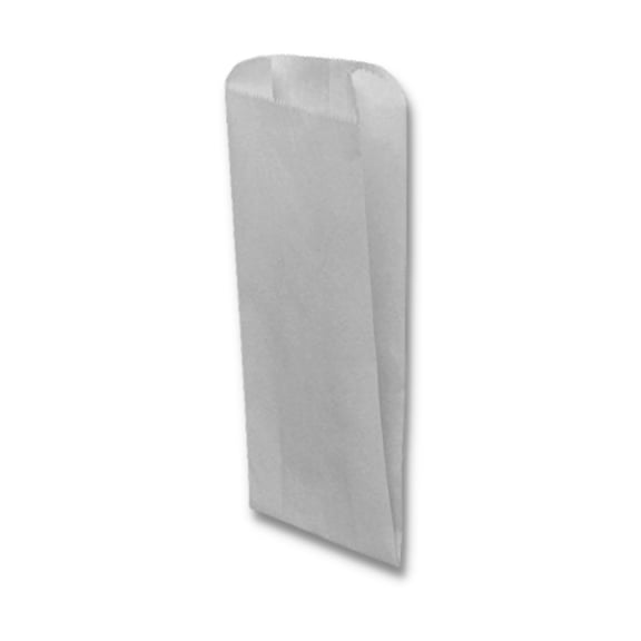 AP4I Pharmacy Prescription Bags, Plain White Paper Rx Bags 5"x2"x12" - 1000 Count
