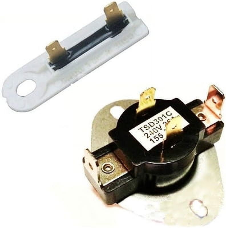 AP6008270 Dryer Cycle Thermostat And Thermal Fuse Kit For Whirlpool Dryer (Fits Models: LER, MDG, REX, TED, RED And More)