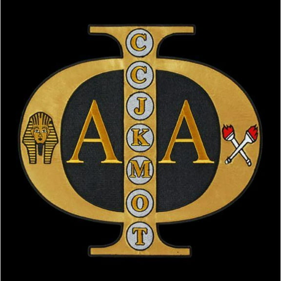 APA 5"W Tackle Twill Swag Emblem W/Heat Seal Backing