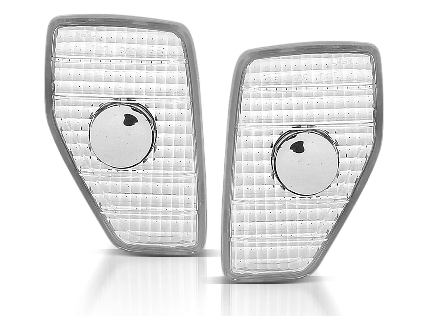 APA Front Side Marker Lights for Hummer 20062010 H3 20092010 H3T Driver Passenger Pair Set