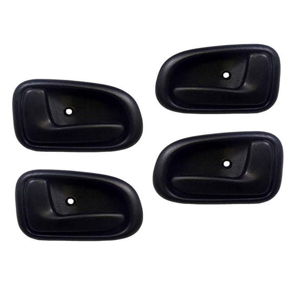 APA Replacement Black Interior Door Handle for 1993 - 1997 Corolla Prizm Front and Rear Set of 4