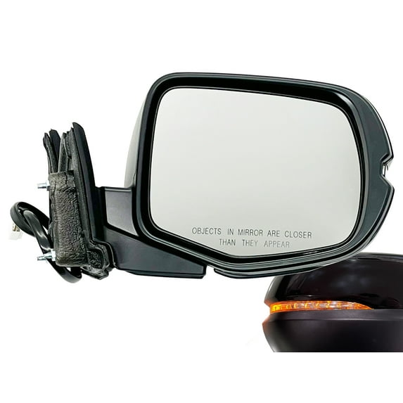APA Replacement for Exterior Rear View Mirror 2019 - 2022 Pilot 2019 - 2023 Passport Power Heated with Signal Memory Glossy Cap Passenger Side 76200TG7A71ZE HO1321335