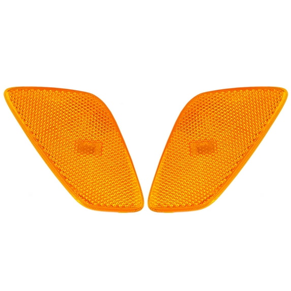 APA Replacement Front Fender Side Marker Light for 1997 - 2006 Wrangler TJ Driver Left and Passenger Right Pair Set 55155628AC 55155629AC CH2551120C CH2550120C
