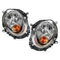 thumbnail image 1 of APA Replacement Head Light for 2007 2008 2009 2010 2011 2012 2013 2014 2015 Mini Cooper Yellow Turn Indicator Design Passenger Right Driver Left Set MC2503105 MC2502105 PAIR, 1 of 9