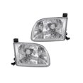 thumbnail image 1 of APA Replacement Headlight for 00 01 02 03 04 2000 2001 2002 2003 2004 Tundra Access Cab Passenger Right + Driver Left PAIR Set  811100C010  811500C010  TO2503129  TO2502129, 1 of 2