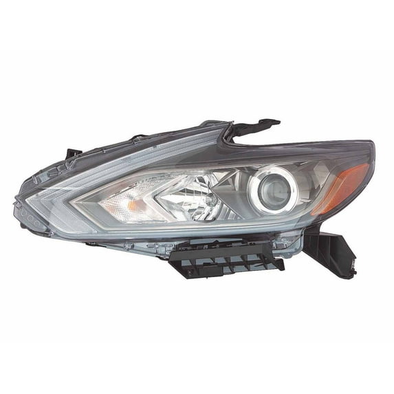 APA Replacement Headlight for 2016 2017 2018 16 17 18 Altima Sedan with Black Housing Driver Left LH Side NI2502249C