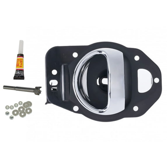 APA Replacement Inner Door Handle with Repair Kit for 06 - 11 2006 - 2011 HHR Front or Rear Driver Left LH Side 25812196