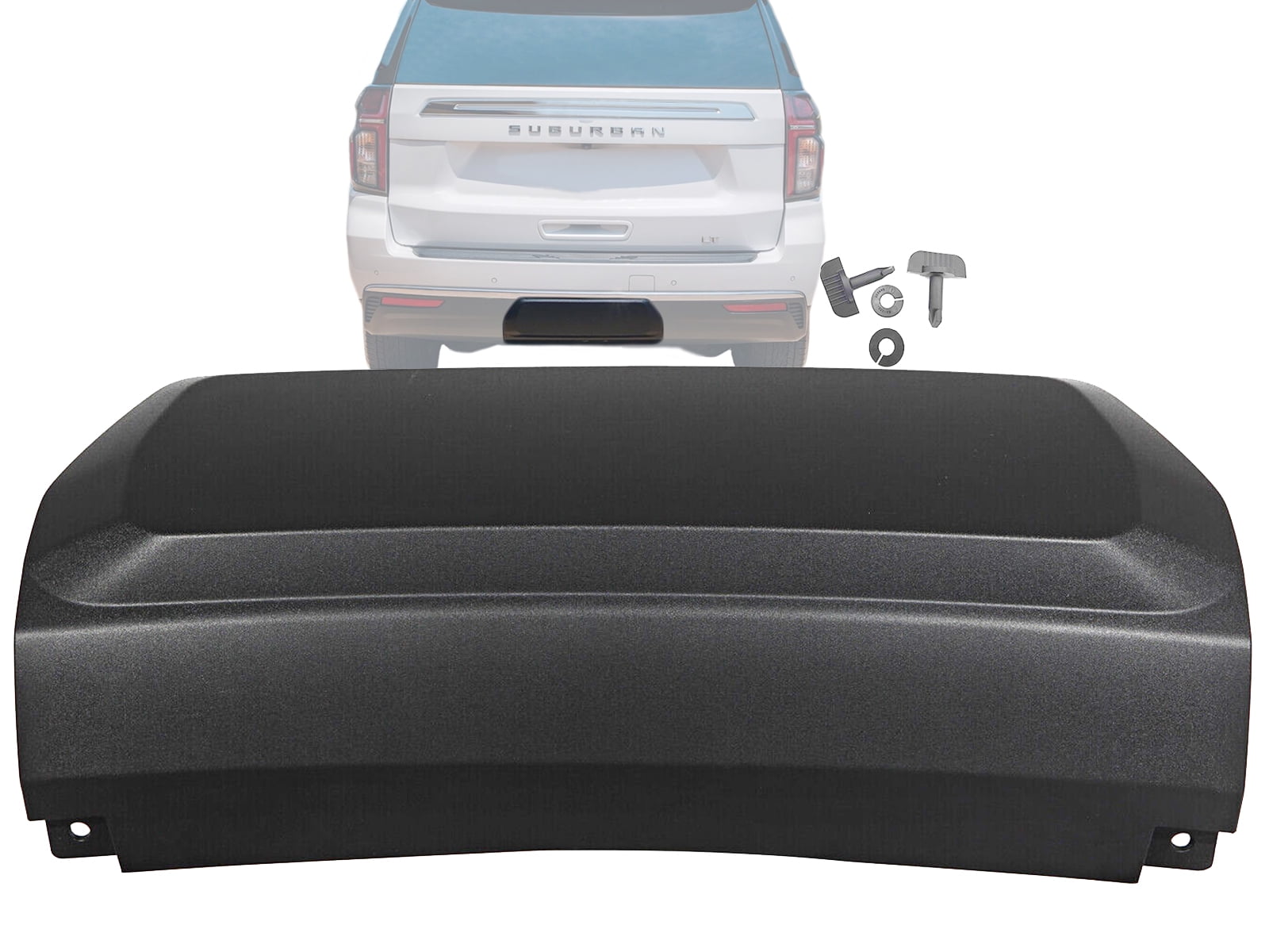 APA Replacement for Rear Trailer Hitch Cover with Mounting Clips