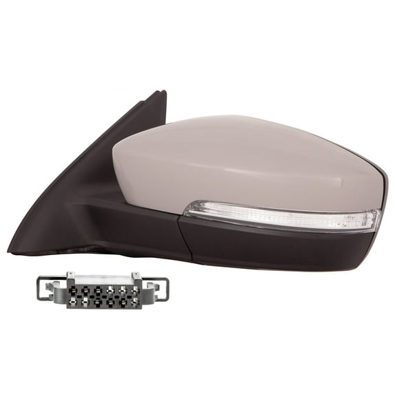 APA Replacement Rear View Mirror for 2011 - 2018 JETTA GLI SEDAN 2013 - 2016 JETTA HYBRID with Turn Signal Power Heated PTM Cap Driver Left Side VW1320146