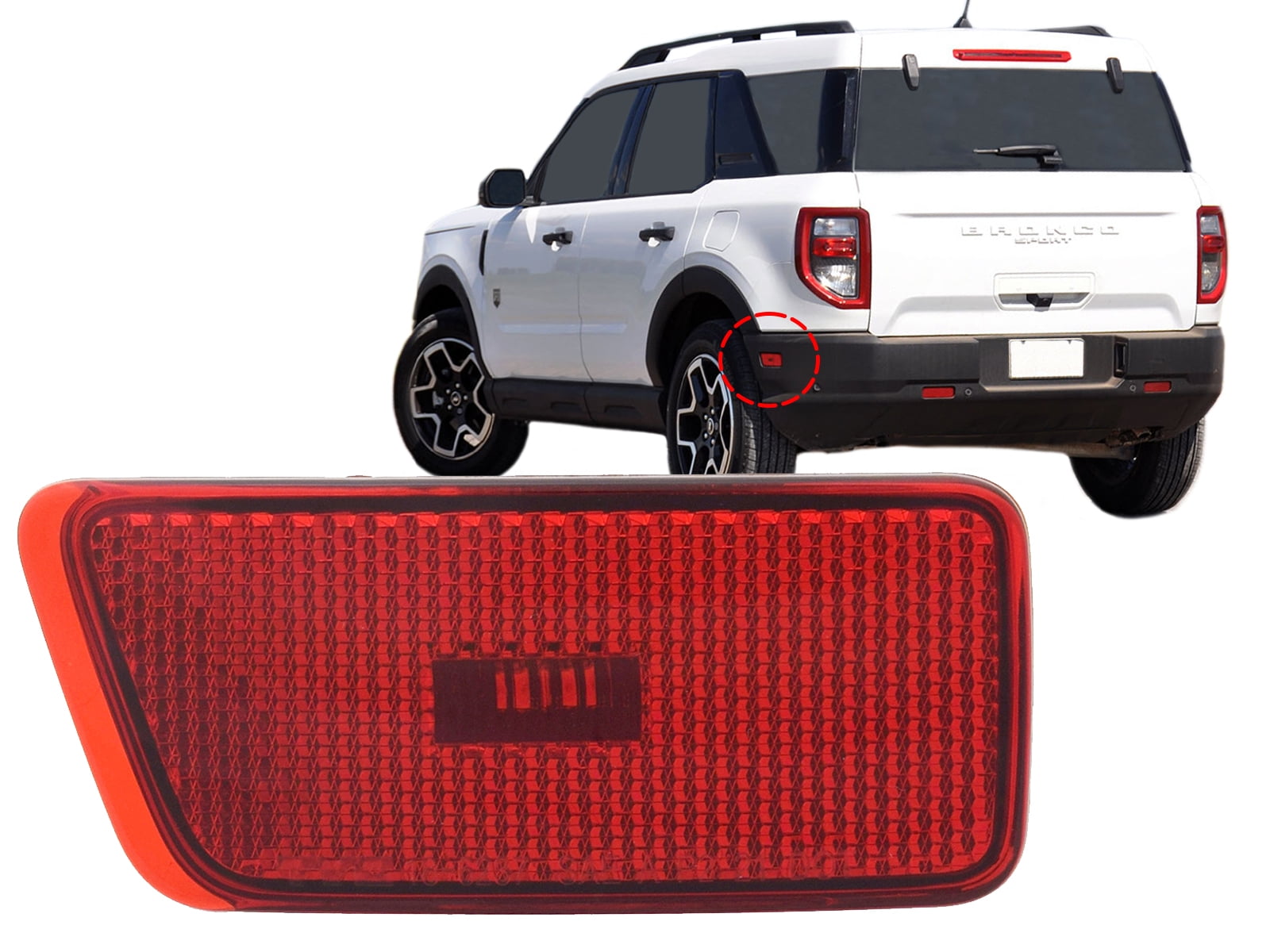 APA Replacement for Rear LED Side Marker Light 2021 2022 Bronco Sport