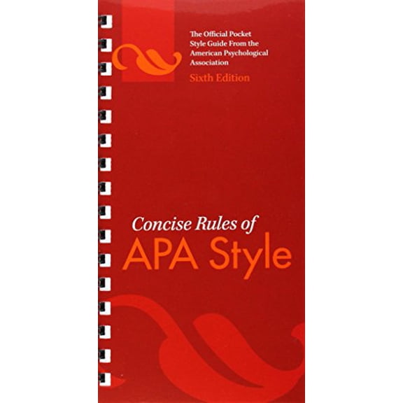 Pre-Owned Concise Rules of APA Style (APA, Concise Rules of APA Style) (Concise Rules of the American Psychological Association (APA) Style) Paperback