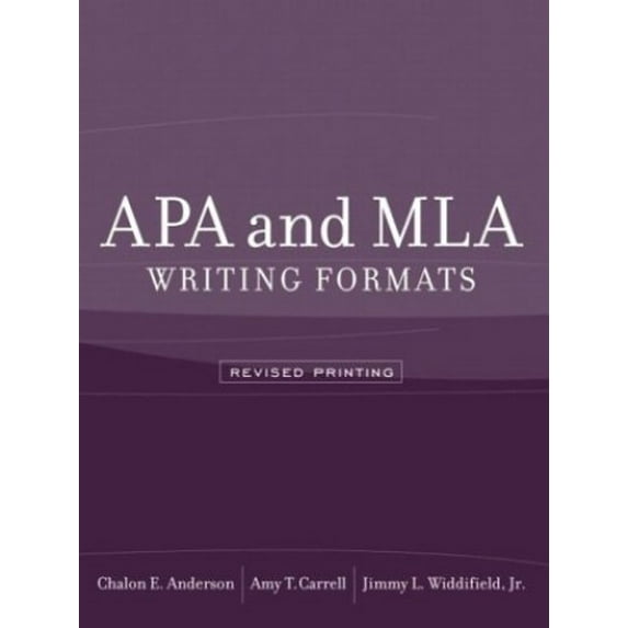 Pre-Owned APA and MLA Writing Formats (Revised Printing)