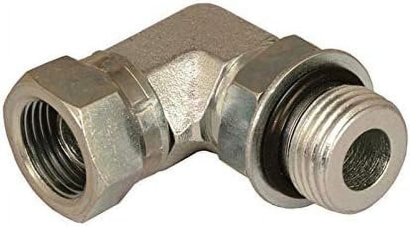 Apache 1/2" Male To 3/8" Female Swivel Hydraulic Adapter - 1/16" Restricted