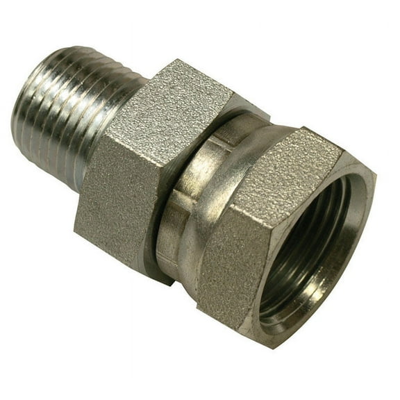 APACHE HOSE & BELTING INC 39004400 1/2'' Male Pipe x 3/4'' Female Pipe Swivel, Hydraulic Adapter