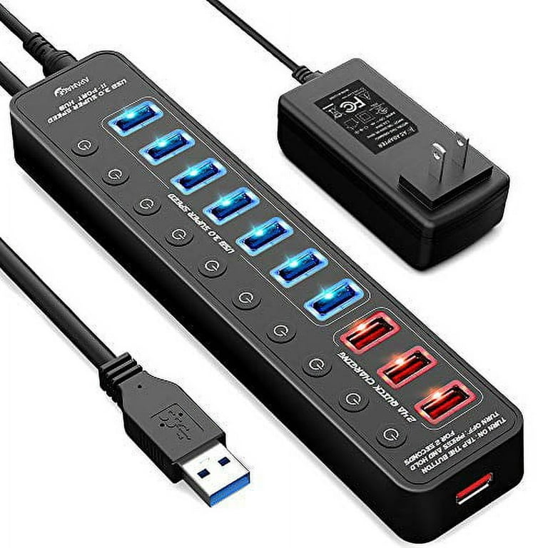i-tec USB 3.0 Charging Hub 10 Port + Power Adapter 48W - Hub USB