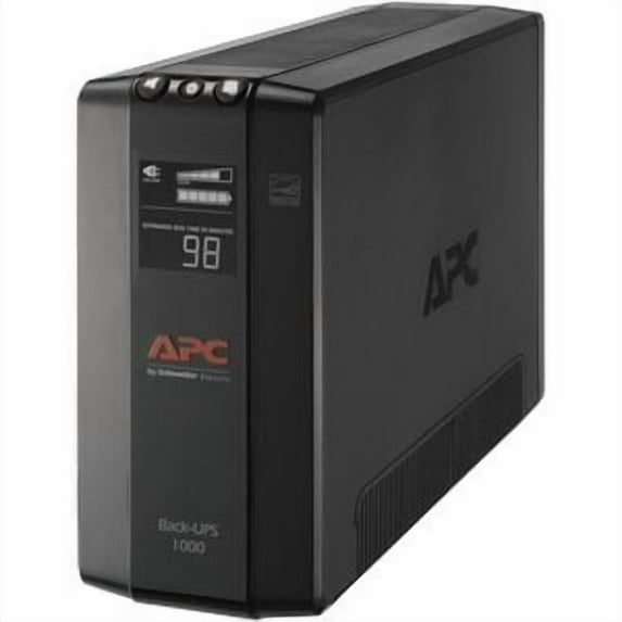 APC 1000VA UPS Battery Backup & Surge Protector with AVR LCD UPS Back UPS Pro Series, BX1000M