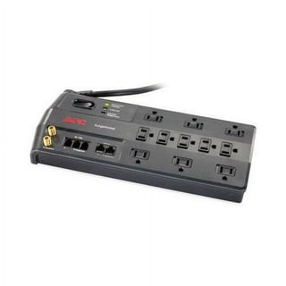 APC 4-ft Back-UPS 6-Outlet 350 Joules 480-Watt 1000Va Indoor Usb and Ac  Surge Protector with Battery Backup in the Surge Protectors department at