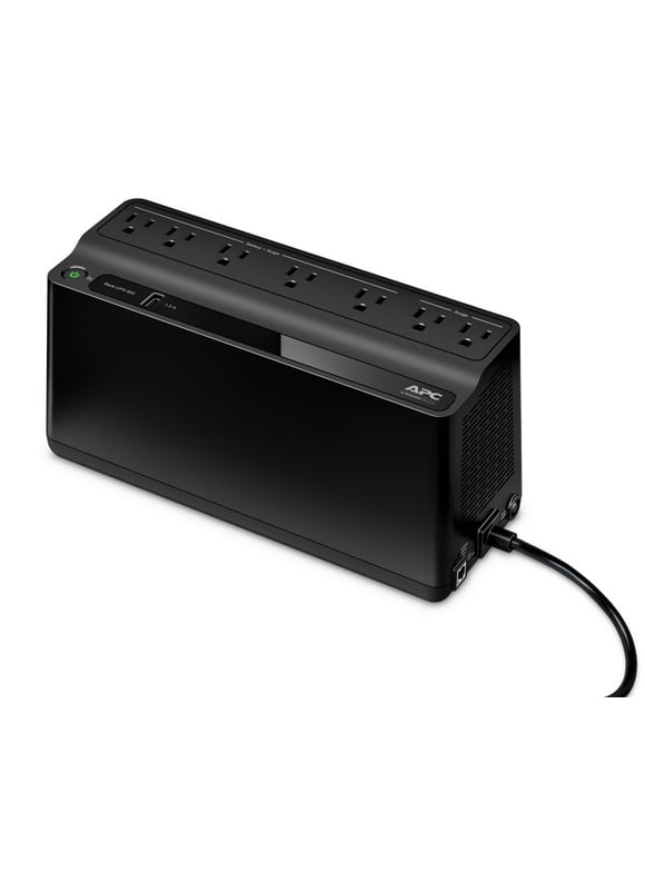 APC 600VA 330W UPS Battery Backup Power Supply & Surge Protector - 600 Volts (BN600U1), Black