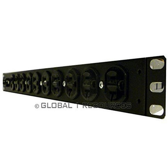 APC AP9564 S 414 120 RACK PDU,BASIC,1U,20A, 120V,(10)5-20 APC AP9564 PDU Rack Mount 20amp Server Rack Basic Powerstrip 120v L5