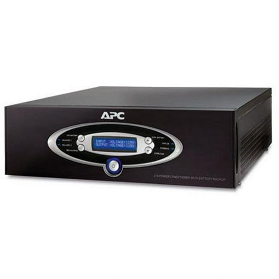 APC APC-J10BLK 120V AV Black J Type 1kVA Power Conditioner with Battery Backup