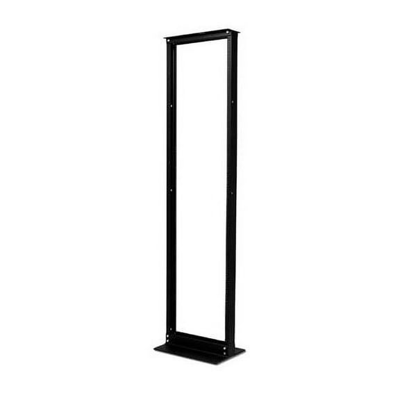 APC AR201 45U NetShelter 2 Post Rack 45U #12-24 Threaded Holes Black