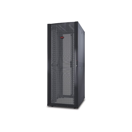 APC NetShelter SX Networking Enclosure with Sides - Rack - black - 42U - TAA Compliant - for P/N: SC500RM1U, SMT1000RM1U, SMT750RM1U, SMT750RM2UCNC, SRTL10KRM4UT, SRTL8KRM4UT