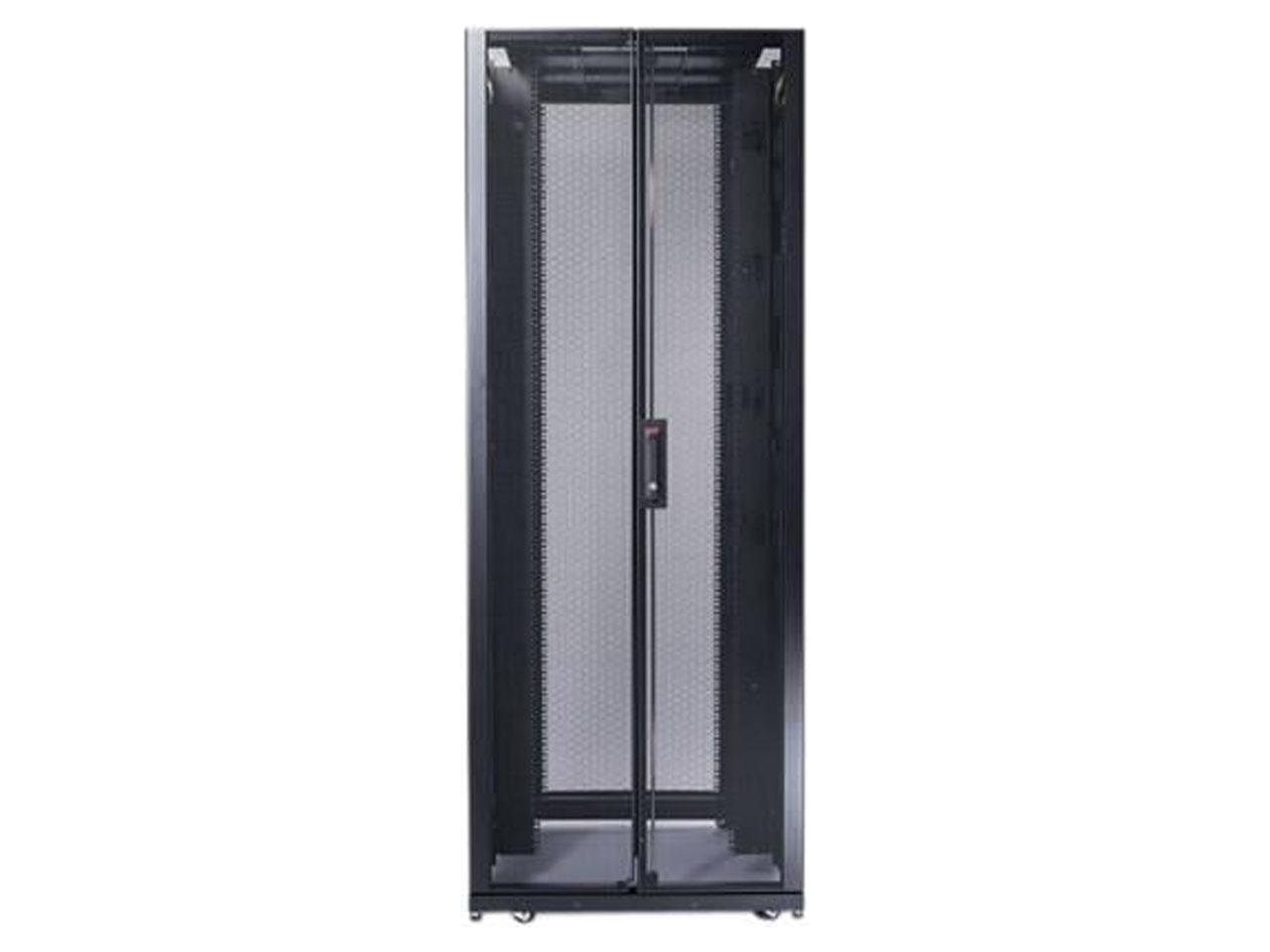 APC NetShelter SX Enclosure with Sides - Rack - black - 45U - 19" - TAA Compliant - for P/N: SMT2200I2U-BR, SRT1000XLA, SRT1500XLA, SRT2200XLA, SRT3000XLA, SRT3000XLAUS