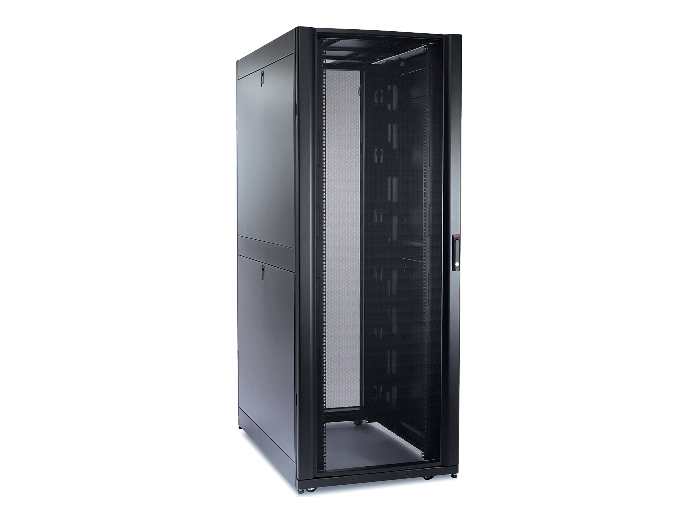 APC NetShelter SX - Rack - black - 48U - 19" - TAA Compliant - for P/N: SMT2200I2U-BR, SRT1000XLA, SRT1500XLA, SRT2200XLA, SRT3000XLA, SRT3000XLAUS