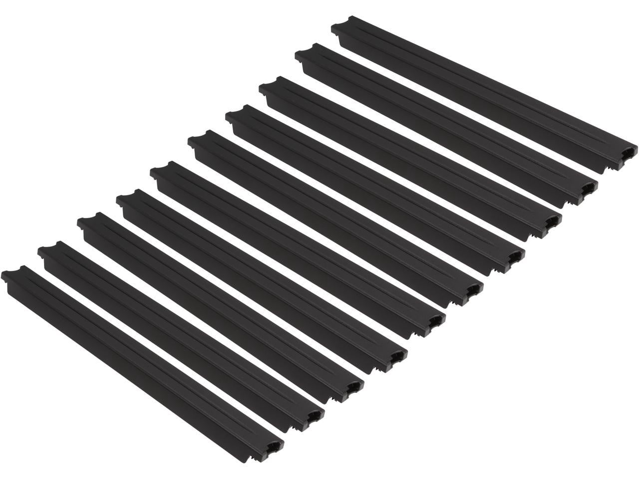 APC AR8136BLK 1U 19" Black Modular Toolless Airflow Management Blanking ...