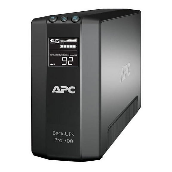 APC BR700G Back-UPS Pro 700 Battery Backup System, 6 Outlets, 700 VA, 355 J