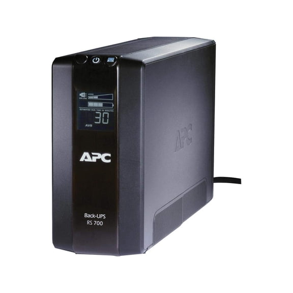 APC Back-UPS RS 700 VA Tower UPS - 700VA/450W - 3 Minute Full Load - 3 x NEMA 5-15R - Battery Backup System 3 x NEMA 5-15R - Surge-Protected