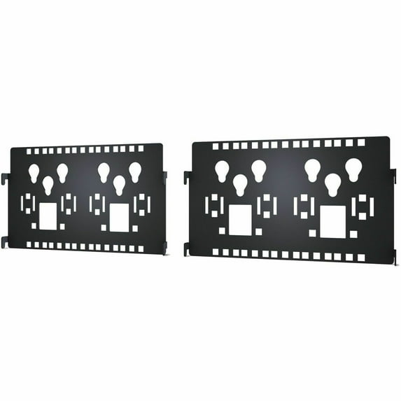 APC Cable Management - Cable management kit - black (pack of 2) - for P/N: AR201