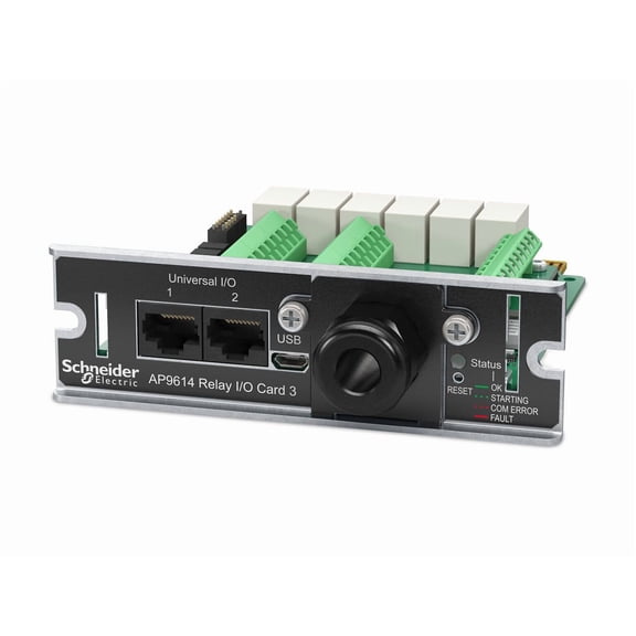 APC Network Management Card - Remote management adapter - SmartSlot - 10/100 Ethernet x 2 + dry contact - for P/N: SURT5000XLIX438