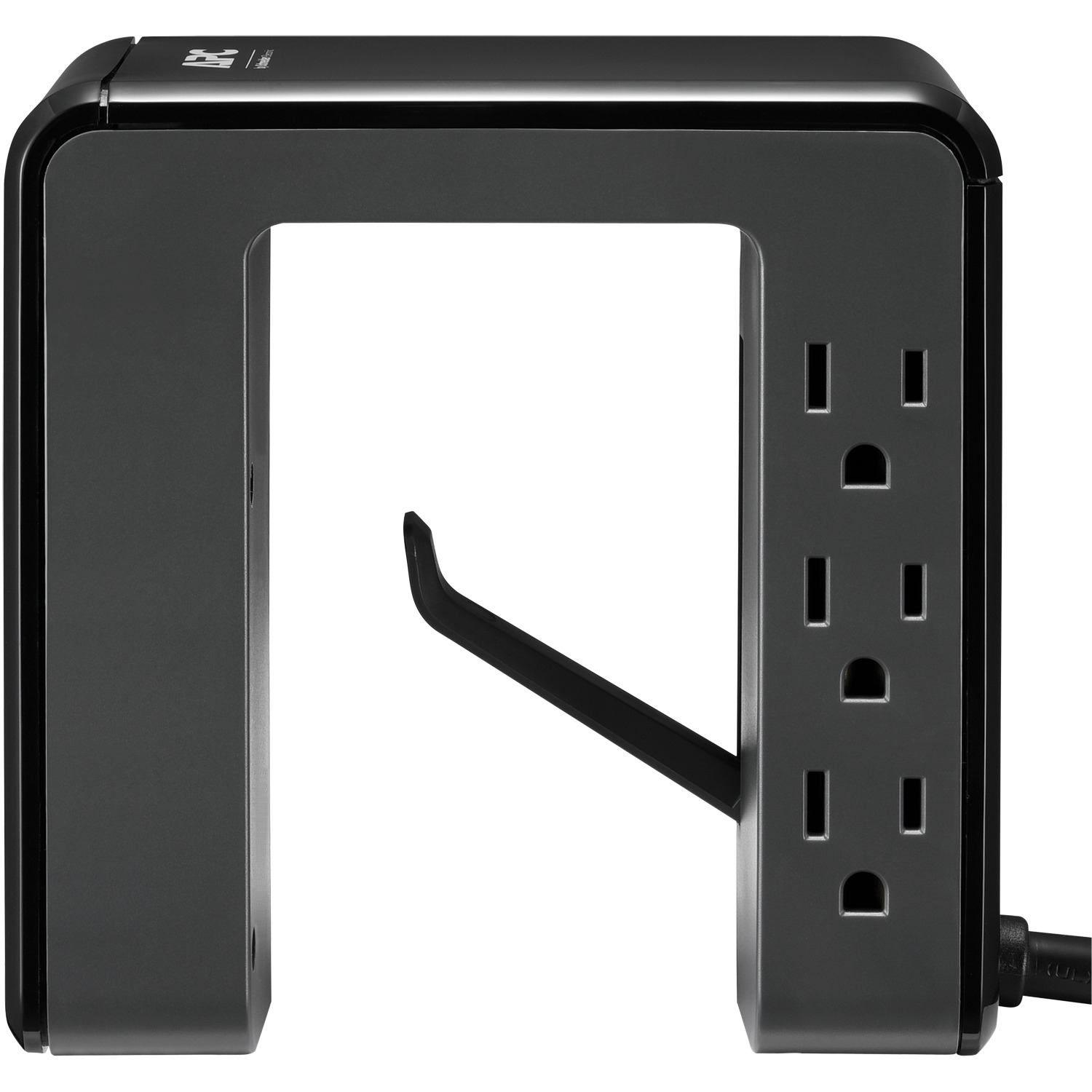 APC PE6U4 Essential SurgeArrest Desk-Mount Power Station with 6 Outlets and 4 USB Charging Ports (Black) - image 1 of 7